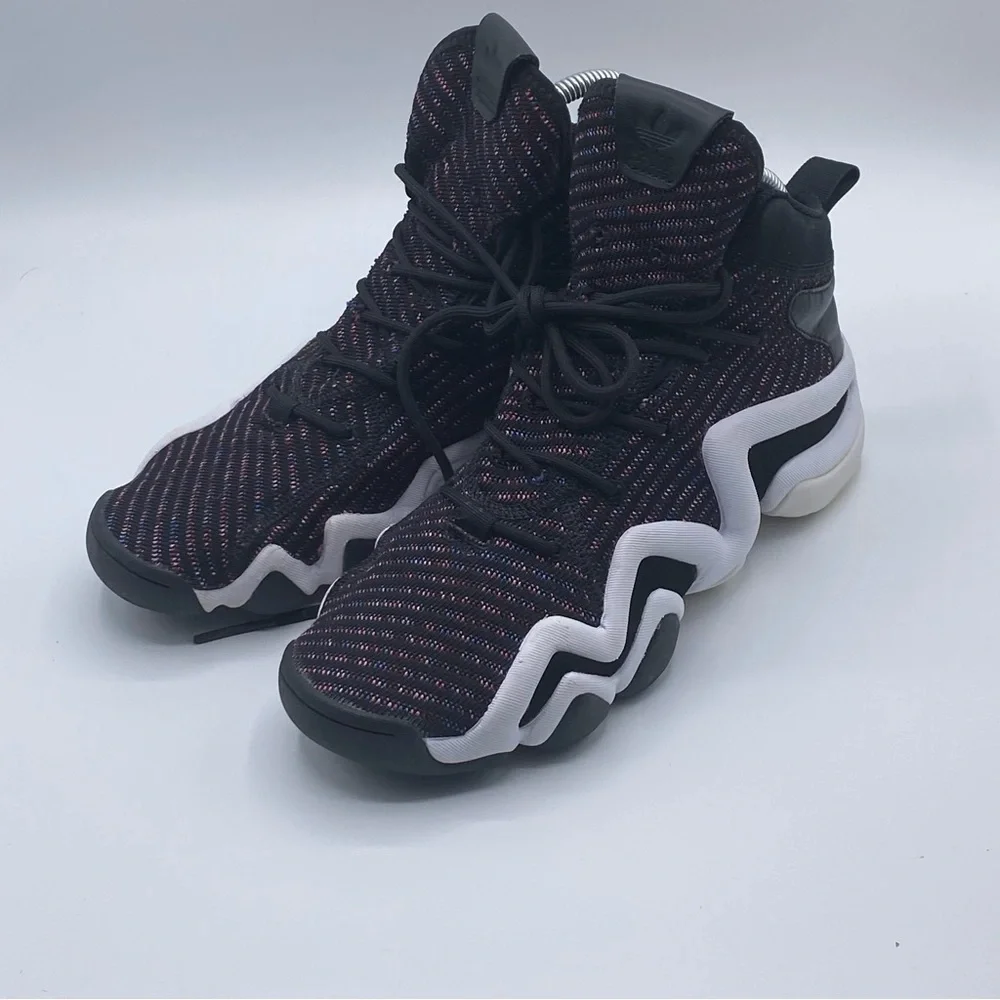 Adidas‎ high top black purple sneakers